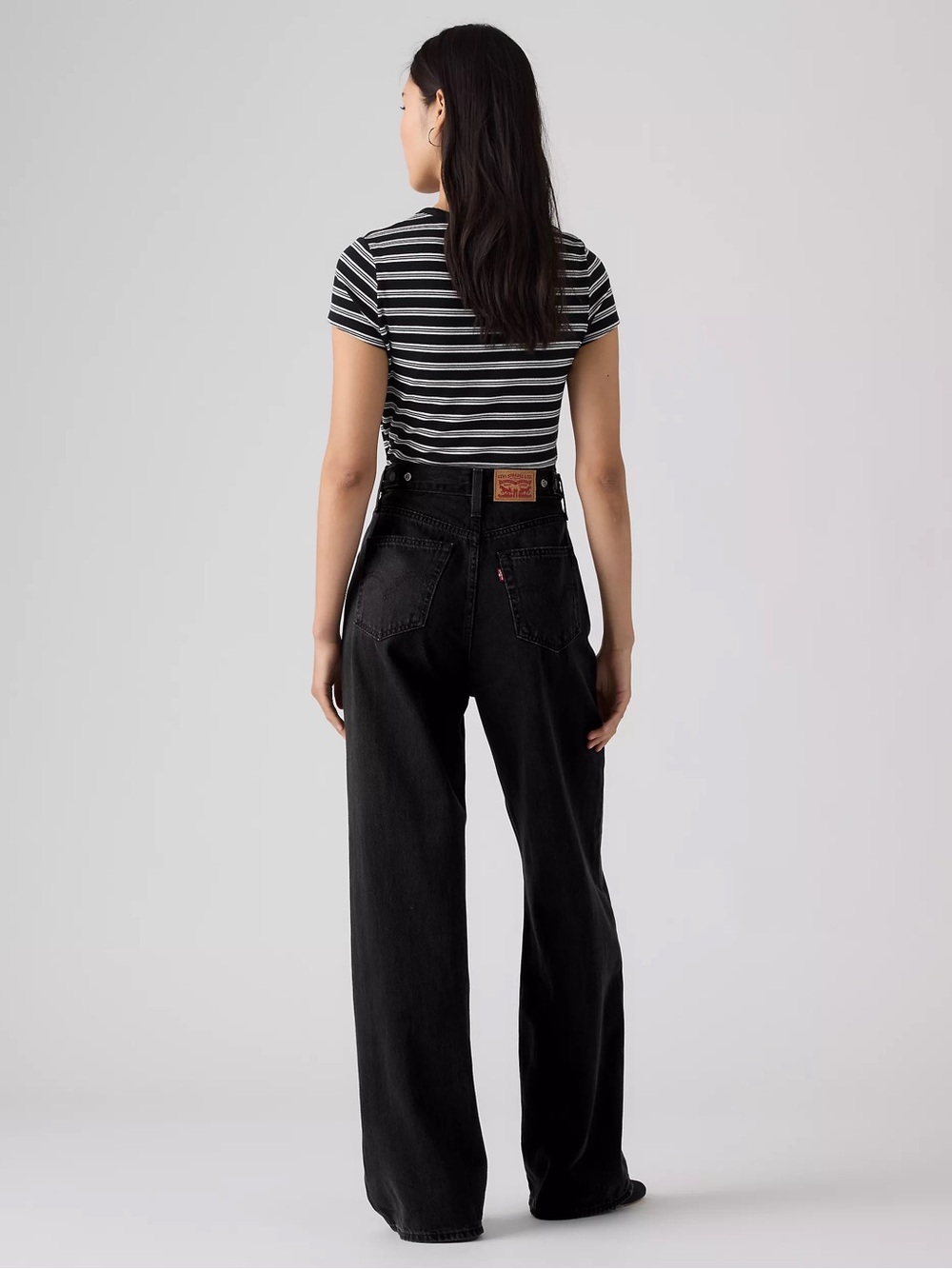 NWOT Levi's Cinch Baggy High-Rise Jeans - Black, Size 27